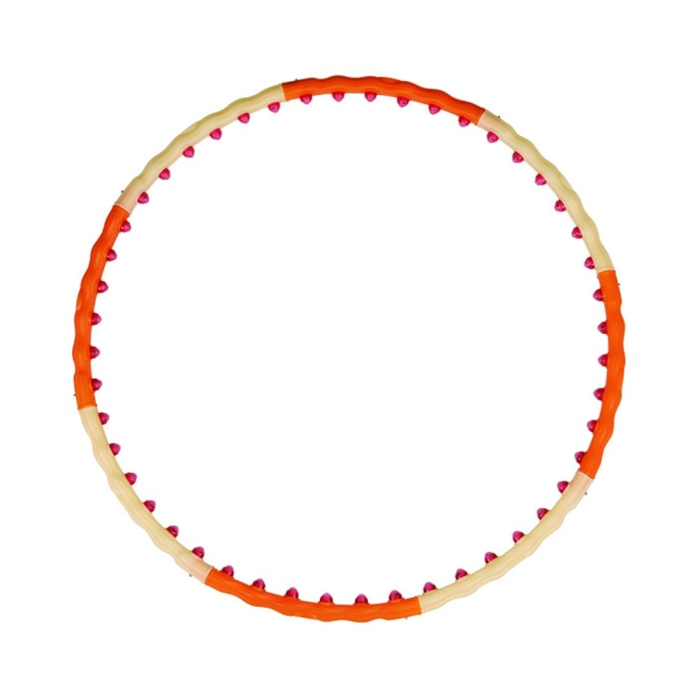 Star Sports S-Rose Magnetic Air Cushion Hula Hoop 1.2kg EA1002 Made in Korea 8-Section One-Touch Detachable Exercise Hoop for Beginners & Light Fitness